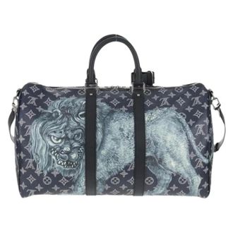 Louis Vuitton Pre-owned Boston Bag - Dames - Pre-owned - Blauw - Maat: ONE Size