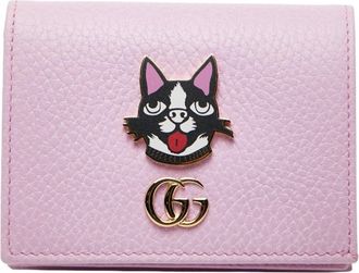 Gucci Pink Leather Wallet (Bi-Fold) (Pre-Owned)