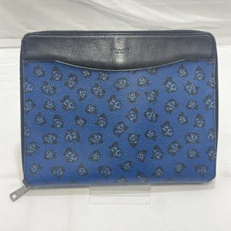 Coach Blue Clutch Bag (Pre-Owned)