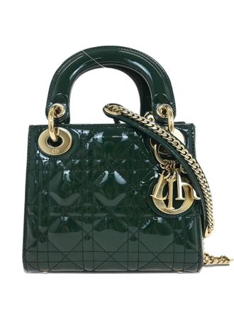Dior small Lady Dior handbag - Groen