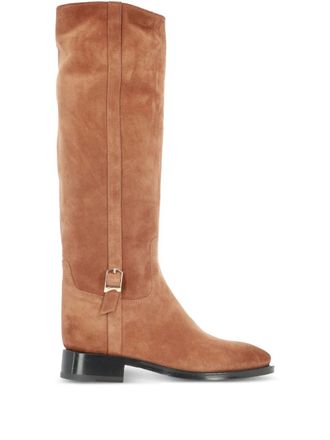 Santoni Laarzen met gesp - Bruin