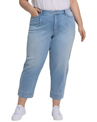 NYDJ Nydj Plus Balloon Santiago Sea Ankle Crop Jean