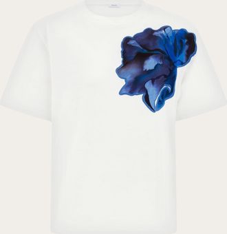 Ferragamo Women T-shirt with silk inlay White