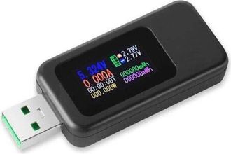 OEM Comprobador Usb 3.0, Vat&iacute;metro De 4-30 V Y 0-6,5 A, Comprobador De Voltaje Y Corriente Usb, Volt&iacute;metro Digital, Amper&iacute;metro, Comprobador De Capacidad 