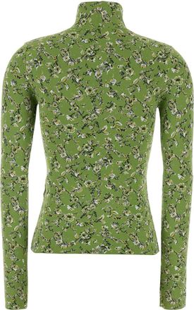 Loewe Embroidered Viscose Blend Sweater - Green