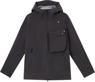 Stone Island Gore-Tex Hoodie Loodgrijs - Heren - Zomerjassen - Grijs - S - Jassen