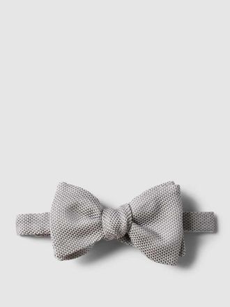 Eton Fliege aus reiner Seide Modell Garza Fina Grena in Hellgrau, Größe 1