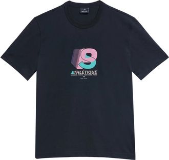Paul Smith T-Shirt Atletica - Heren - T-shirts - Zwart - L - Katoen - Tops