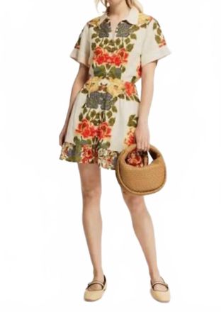 Cleobella Sadie Floral Dress In White