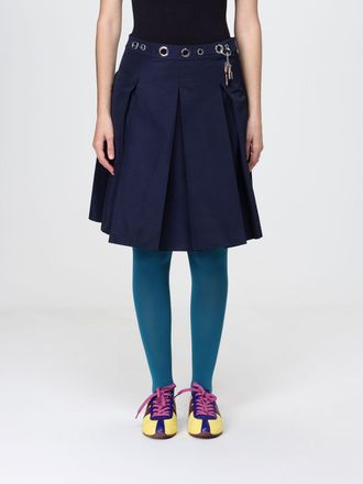 Marc Jacobs Gonna in cotone e nylon con piercing