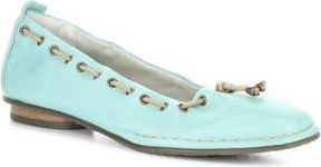 FLY London Bapi Ballet Flat in Spearmint Velvet at Nordstrom Rack, Size 6-6.5Us / 37Eu