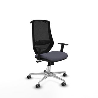 Piqueras y Crespo Piqueras-y-crespo Silla Mardos Gris Oscuro Ergon&oacute;mica