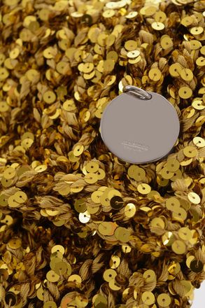 Jil Sander Borsa A Spalla Lavorata A Maglia Con paillettes Jil Sander