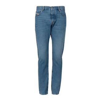 Diesel Rechte jeans - Heren - Jeans - Blauw - Maat: W36 L30 Katoen