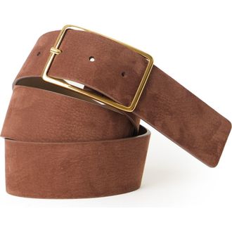 B-Low The Belt Milla Nubuck Belt in Brownie Gold at Nordstrom, Size X-Large