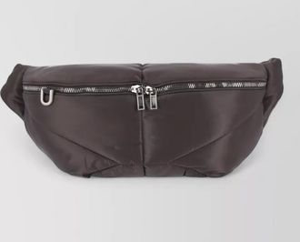 Moncler shoulder belt bag quilted adjustable strap