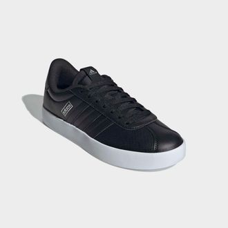 adidas Sneaker ADIDAS SPORTSWEAR VL COURT 3.0 SKATEBOARDING, Damen, Gr. 38,5, schwarz (core schwarz, core schwarz, silber metallic), Synthetik, Textil, Schuh