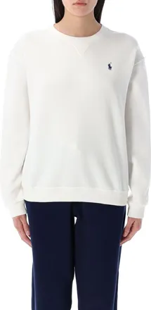 Polo Ralph Lauren White Crewneck Sweatshirt