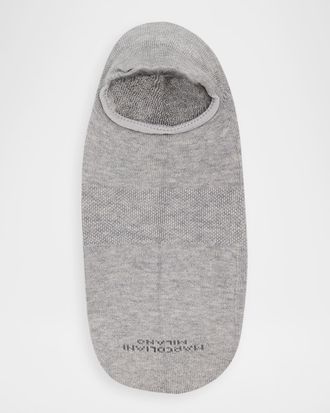 Marcoliani Mens Invisible Sneaker Pima Cotton No-Show Socks