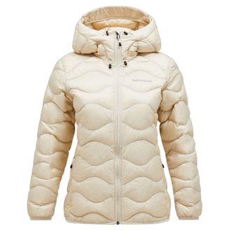 Peak Performance Womens Helium Down Hood Jacket Khaki XL