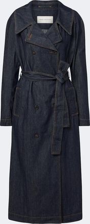 Dries Van Noten Denim trench coat