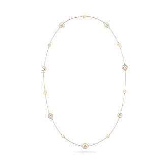 Philipp Plein Necklaces, female, Yellow, Size: ONE SIZE Mini Logo Necklace