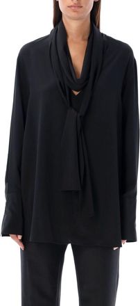 Givenchy Black Lavallier Shirt