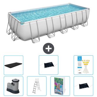 Bestway Piscina Bestway Power Steel Rectangular - 640x274x132 Cm - 8-piezas S562