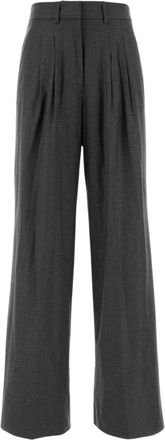 Pantaloni Torino Frankie Wide Trousers - Trousers - Mujer - Gris - XS