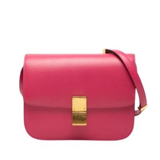 Celine Pre-owned Vintage Crossbody Bag - Dames - Vintage Schoudertas - Roze - ONE Size - Leer - Vintage