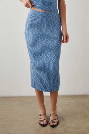 Rails Kendall Skirt In Blue Multi Space Dye
