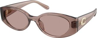Coach HC8462U CFU06 59627N Womens Sunglasses Purple Size 54