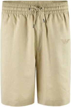 Emporio Armani Array - Heren - Korte Broeken - Beige - S - Korte Broeken