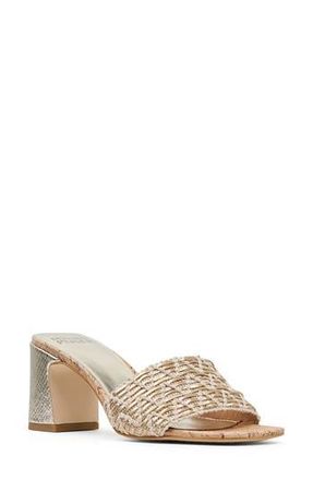 Donald J Pliner Woven Slide Sandal in Platino at Nordstrom Rack, Size 8.5