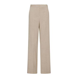 Marella Straight Broeken - Dames - Broeken - Beige - Maat: XS