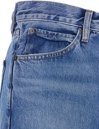 Frame Denim Womens Jeans The Vertical Blue Denim Cotton