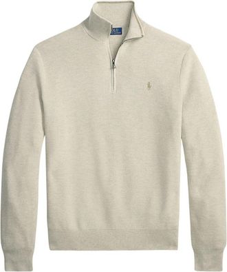 Ralph Lauren Trui - Heren - V-hals truien - Beige - L - Truien & Vesten