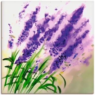Artland Leinwandbild »Lavendel-aquarell« 1 Stk. tlg. auf Keilrahmen gespannt