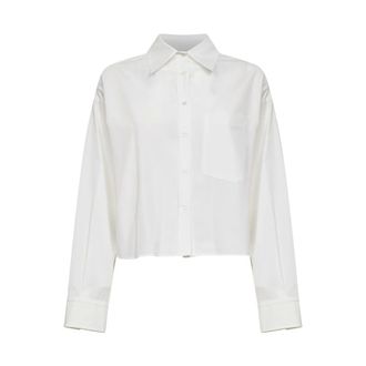 Max Mara Shirts, female, White, Size: 2XS Wkdeden Shirt