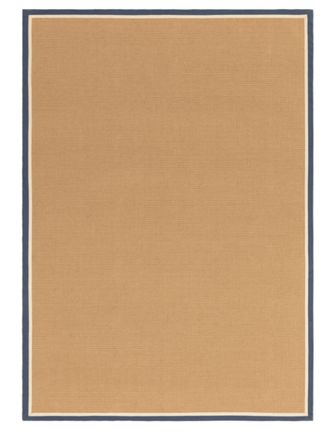 Novatrend Alfombra moderna de yute Azul 200x290 cm