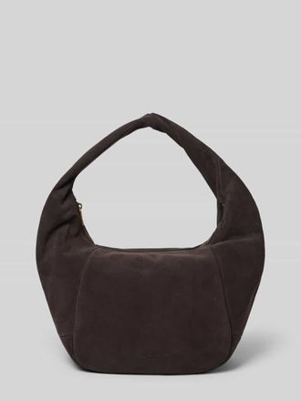 Liebeskind Shoulder Bag aus echtem Veloursleder Modell Farrah in Dunkelbraun, Gr&ouml;&szlig;e 1