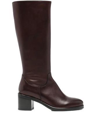 Paola Parisi Roma 65mm leather boots - Brown