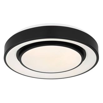 Netlighting Sully Ceiling Light Black LED Dimmable 3000-6500K Remote Control