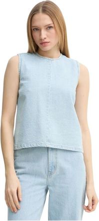 2nd Day 2Ndday, Dames, Tops, Blauw, Maat: XS Katoen