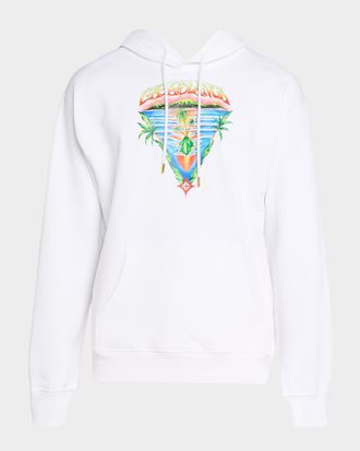 Casablanca Mens Innocence Organic Cotton Graphic Hoodie