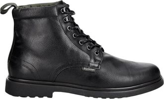Barbour Bellister Derby Boots - Heren - Veterlaarzen - Zwart - 46 EU - Katoen - Schoenen