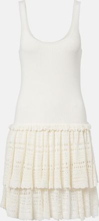 Polo Ralph Lauren Crochet ribbed-knit minidress