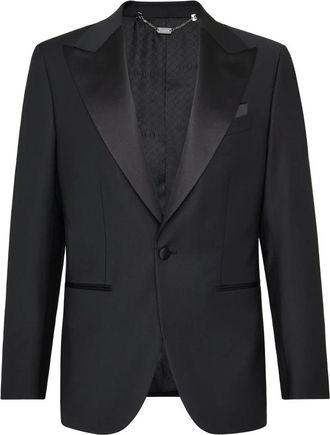 Billionaire Boys Club Blazer Double B - Heren - Blazers - Zwart - 2XL - Wol - Jassen