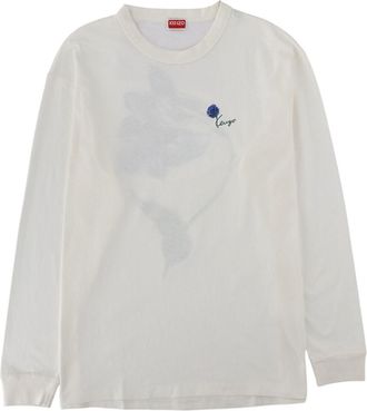 Kenzo White Crew Neck Sweater