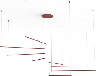 Lumicom Radius Lampara De Techo 8x Monocolor Mate